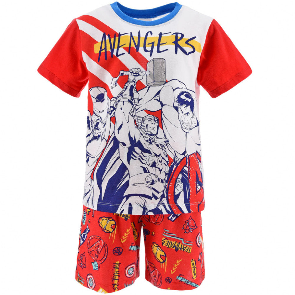 Avengers bērnu īsā pidžama 4-10 gadi