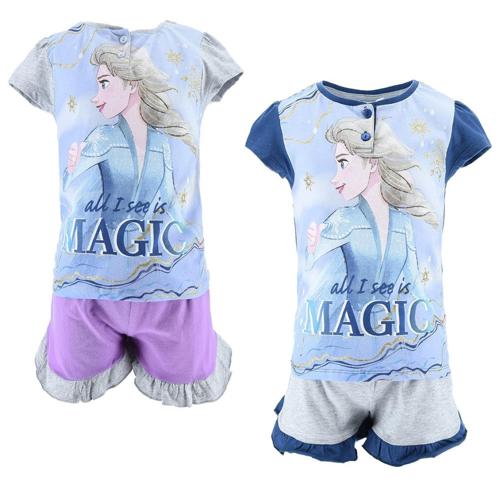 Disney Frozen bērnu īsā pidžama 3-8 gadi