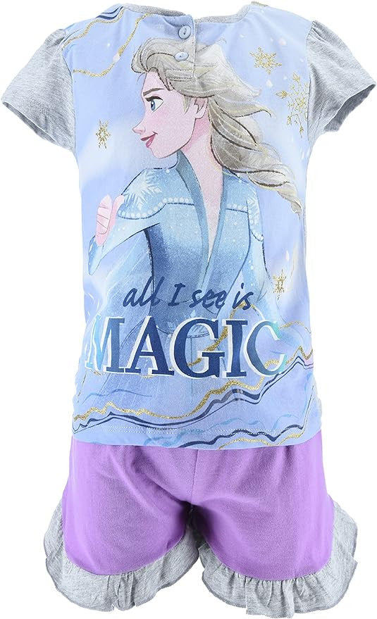 Disney Frozen bērnu īsā pidžama 3-8 gadi