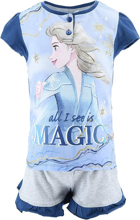Disney Frozen bērnu īsā pidžama 3-8 gadi