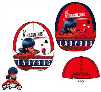 Miraculous Ladybug bērnu beisbola cepure 52-54cm