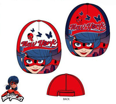 Miraculous Ladybug bērnu beisbola cepure 52-54cm