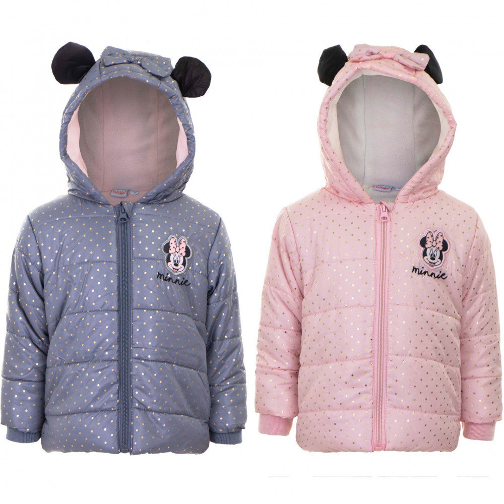 Disney Minnie mazuļu polsterētā jaka 6-24 mēneši