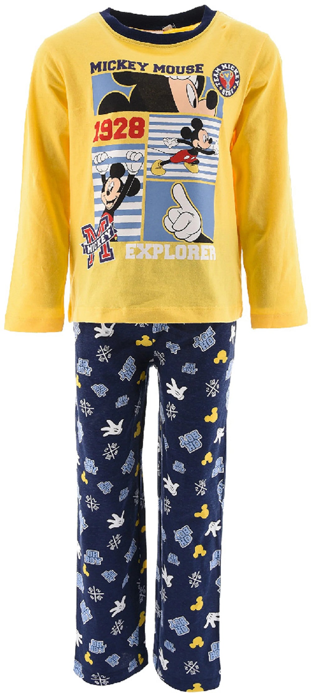 Disney Mickey bērnu garā pidžama 3-8 gadi