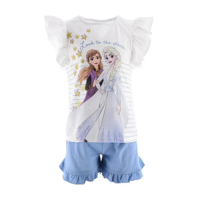 Disney Frozen Stars bērnu īsā pidžama 4-8 gadi