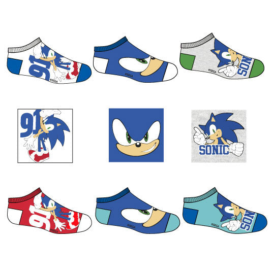 Sonic the Hedgehog Energy Sonic the Hedgehog bērnu zeķītes līdz potītēm 23-34