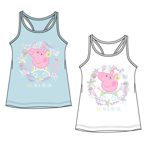 Peppa Pig Sea bērnu īsais T-krekls, topiņš 3-6 gadi