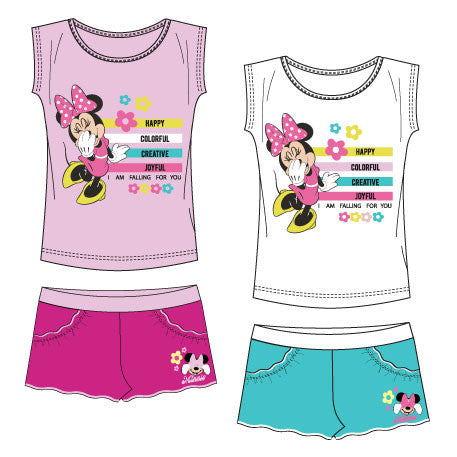 Disney Minnie Priecīgā divu daļu komplekts 3-8 gadi