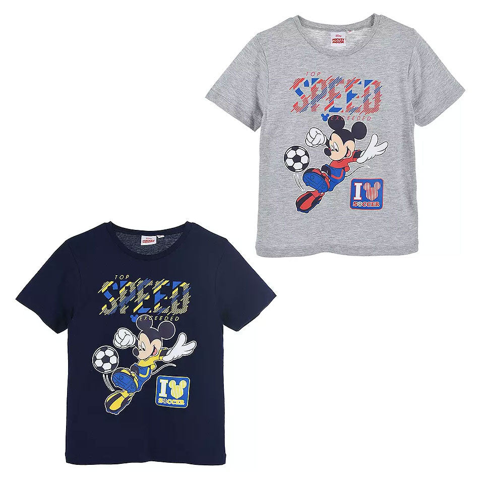 Disney Mickey Speed bērnu īsroku krekls, topiņš 3-6 gadi