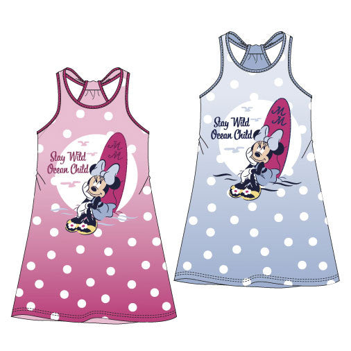 Disney Minnie Ocean bērnu vasaras kleita 3-8 gadi