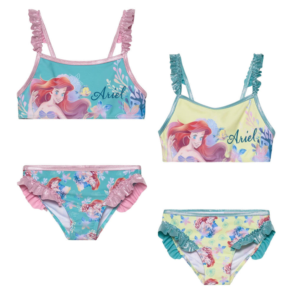 Disney Princess Ariel bērnu peldkostīms, bikini 3-6 gadi