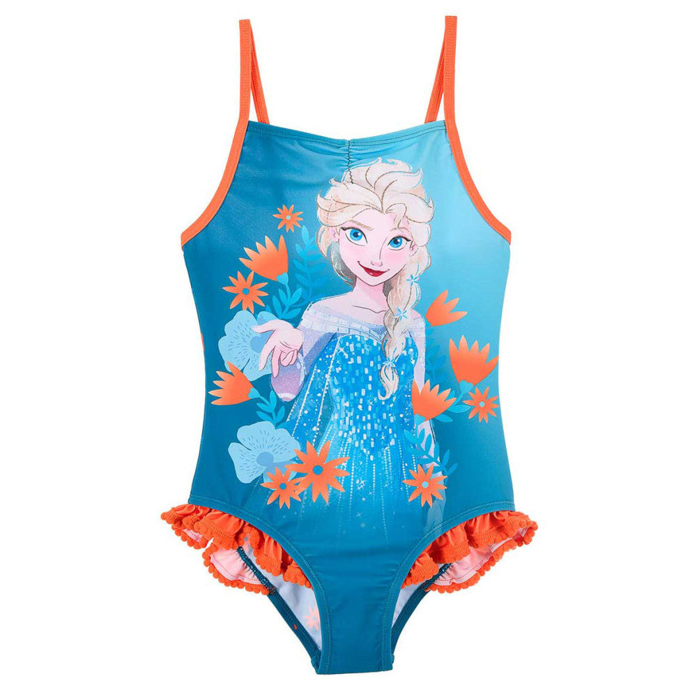 Disney Frozen saules gaismas bērnu peldkostīms, peldēšanai 4-8 gadi