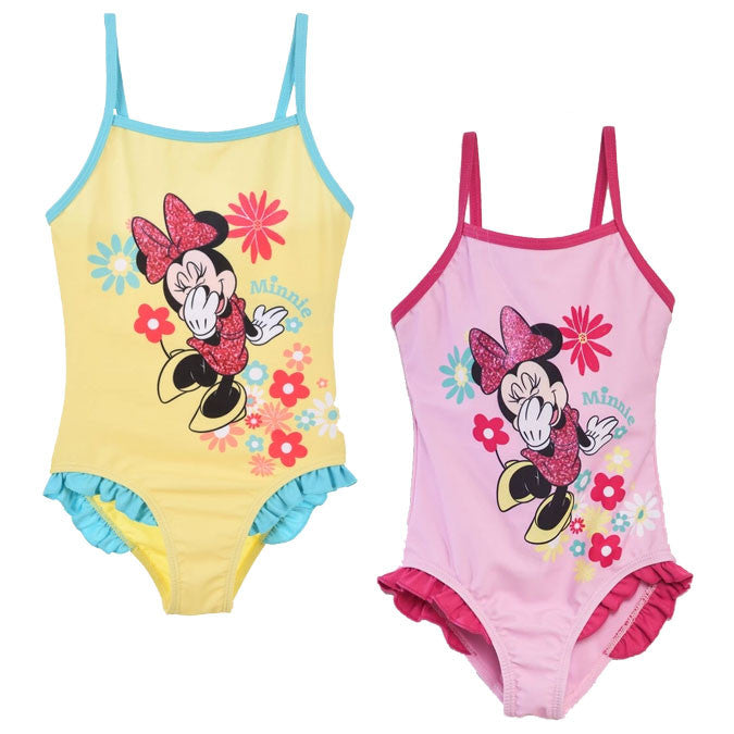 Disney Minnie Garden bērnu peldkostīms, peldēšanai, 3-8 gadi