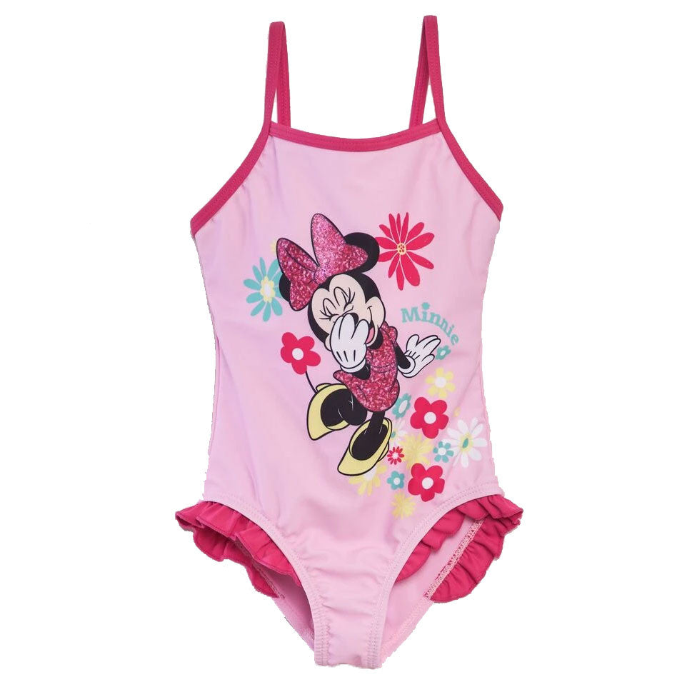 Disney Minnie Garden bērnu peldkostīms, peldēšanai, 3-8 gadi