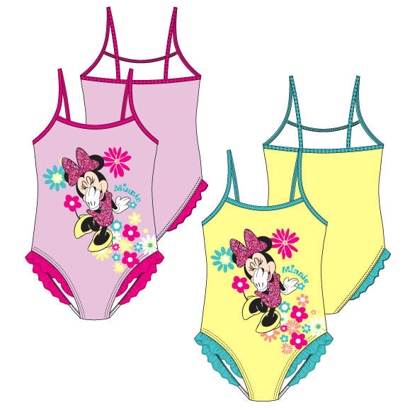 Disney Minnie Garden bērnu peldkostīms, peldēšanai, 3-8 gadi