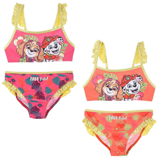 Ķepu patruļa Tropiskais bērnu peldkostīms, bikini 3-6 gadi