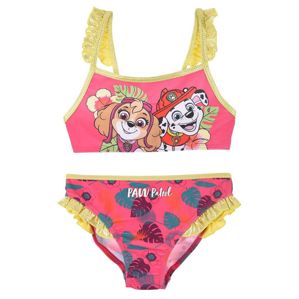 Ķepu patruļa Tropiskais bērnu peldkostīms, bikini 3-6 gadi