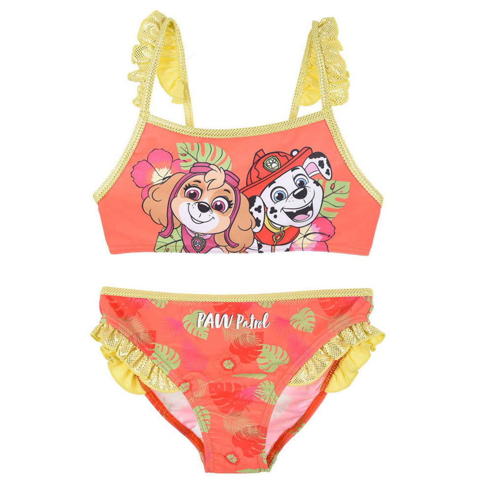 Ķepu patruļa Tropiskais bērnu peldkostīms, bikini 3-6 gadi