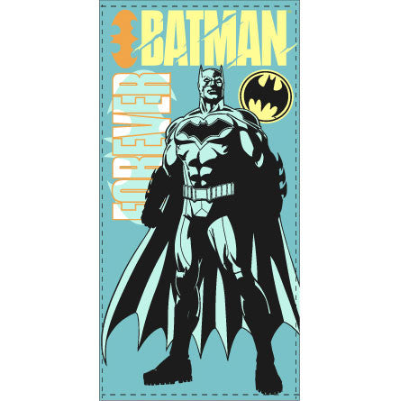 Batman Forever vannas dvielis, pludmales dvielis 70x140cm (ātri žūstošs)