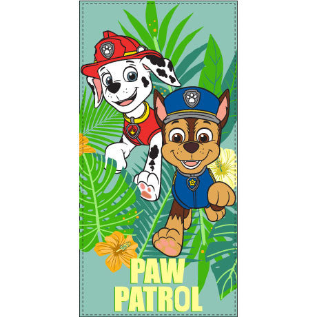 Paw Patrol Pups Rule vannas dvielis, pludmales dvielis 70x140cm (ātri žūstošs)