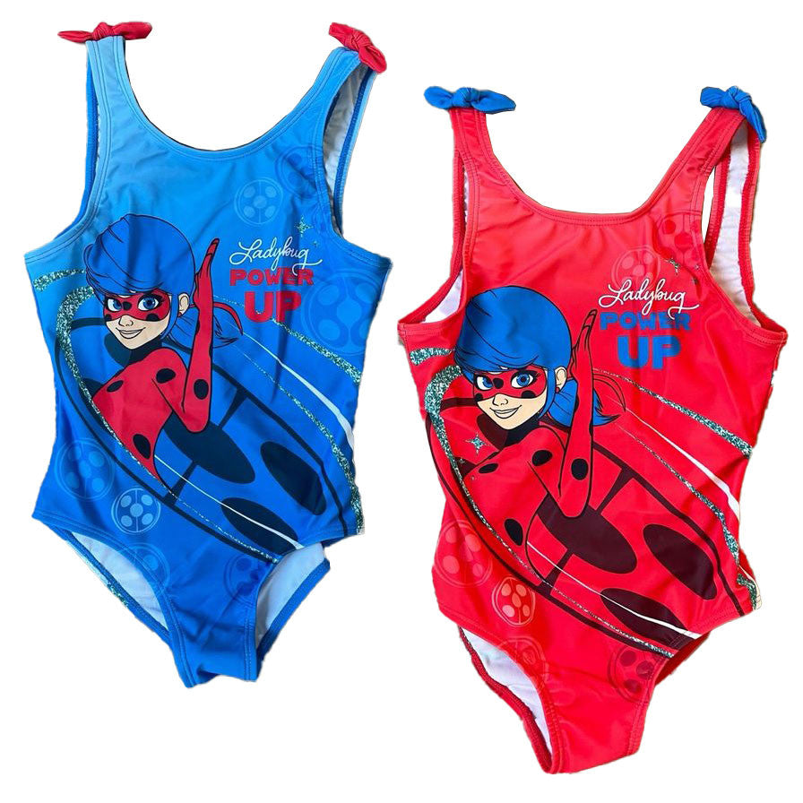 Bērnu peldkostīms "Miraculous Ladybug Power" peldēšanai 4-8 gadi