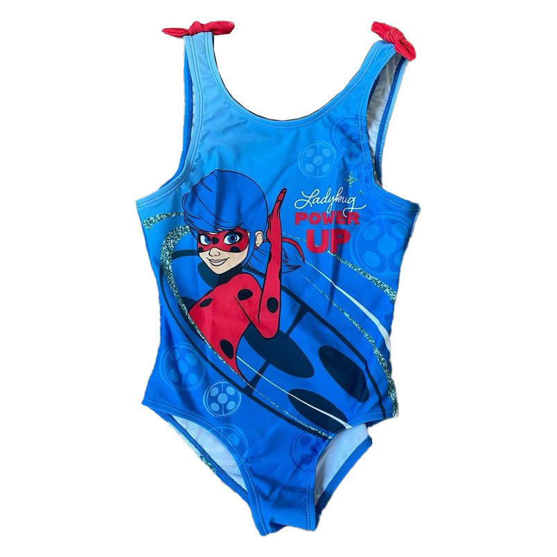 Bērnu peldkostīms "Miraculous Ladybug Power" peldēšanai 4-8 gadi