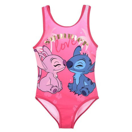 Disney Lilo un Stitch Summer Love bērnu peldkostīms, peldētājs 6-12 gadi