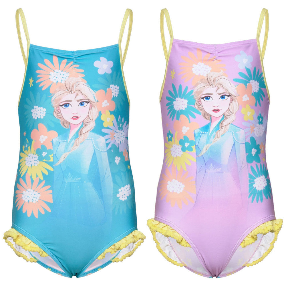 Disney Frozen dārza paradīzes bērnu peldkostīms, peldēšanai 4-8 gadi