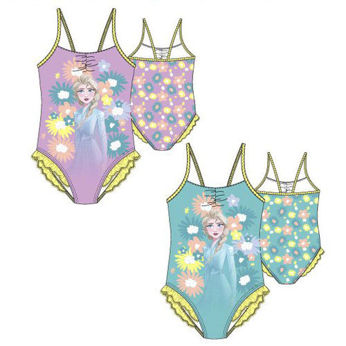 Disney Frozen dārza paradīzes bērnu peldkostīms, peldēšanai 4-8 gadi