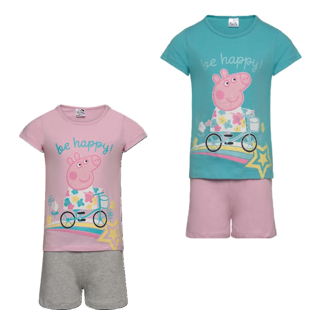 Peppa Pig Bike bērnu īsā pidžama 3-6 gadi