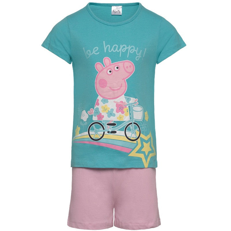 Peppa Pig Bike bērnu īsā pidžama 3-6 gadi