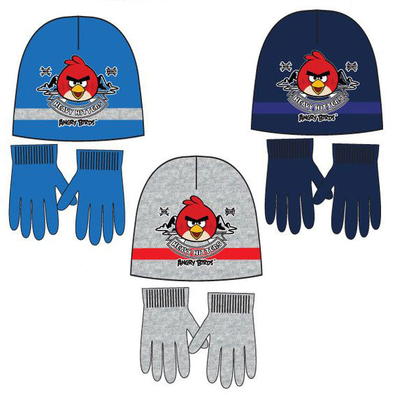 Angry Birds bērnu cepures + cimdu komplekts 52-54 cm