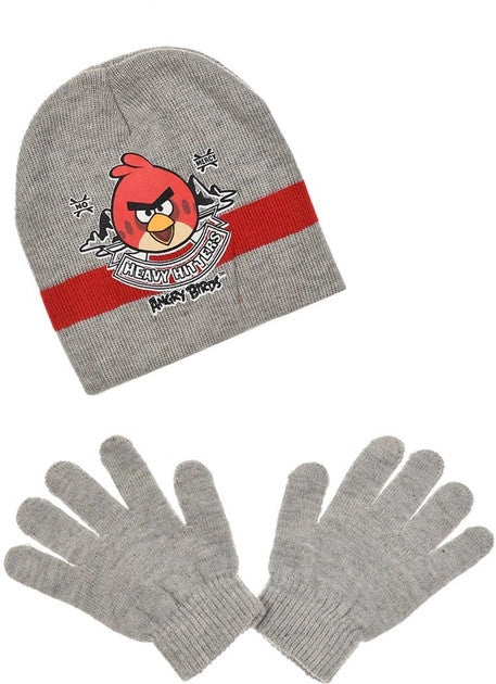 Angry Birds bērnu cepures + cimdu komplekts 52-54 cm