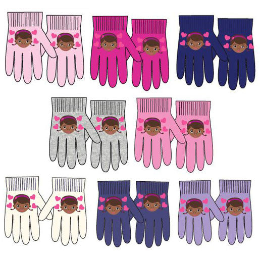 Doc McStuffins Disney Dr. plīša mīlestības bērnu cimdi