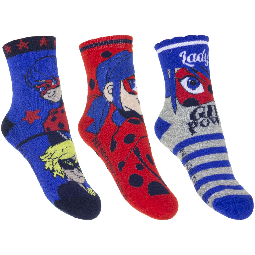Miraculous Ladybug bērnu biezās pretslīdes zeķes 23-34