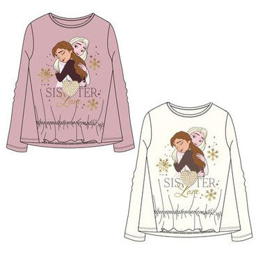 Disney Frozen Togetherness bērnu krekls ar garām piedurknēm, 4-8 gadi