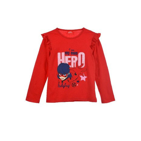 Miraculous Ladybug Hero bērnu krekls ar garām piedurknēm, 4-8 gadi