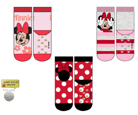 Disney Minnie bērnu biezās pretslīdes zeķes 23-34