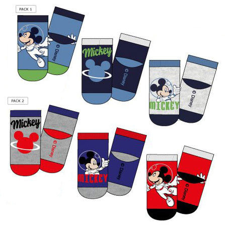 Disney Mickey Astronaut mazuļu, bērnu zeķītes 19-27