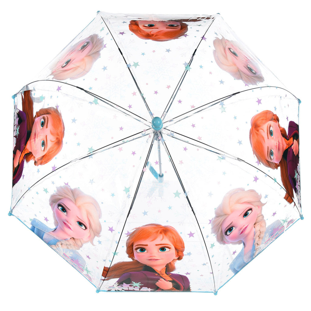 Disney Frozen Stars bērnu caurspīdīgais lietussargs √ò72 cm