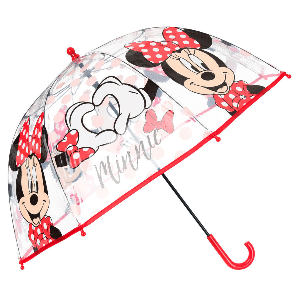 Disney Minnie Jaukais bērnu caurspīdīgais lietussargs √ò72 cm