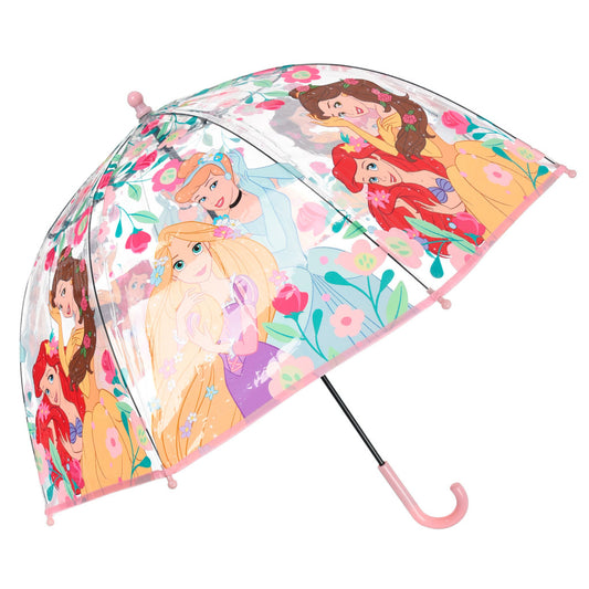Disney Princess Fairytale bērnu caurspīdīgais lietussargs √ò72 cm