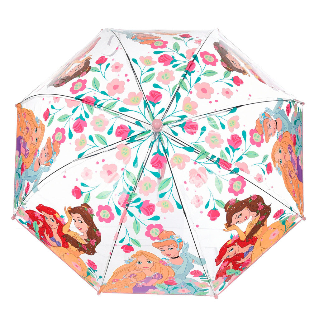 Disney Princess Fairytale bērnu caurspīdīgais lietussargs √ò72 cm