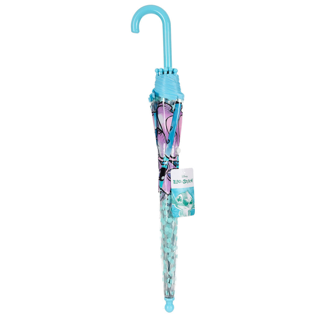 Disney Lilo un Stitch Angel bērnu caurspīdīgs lietussargs √ò72 cm