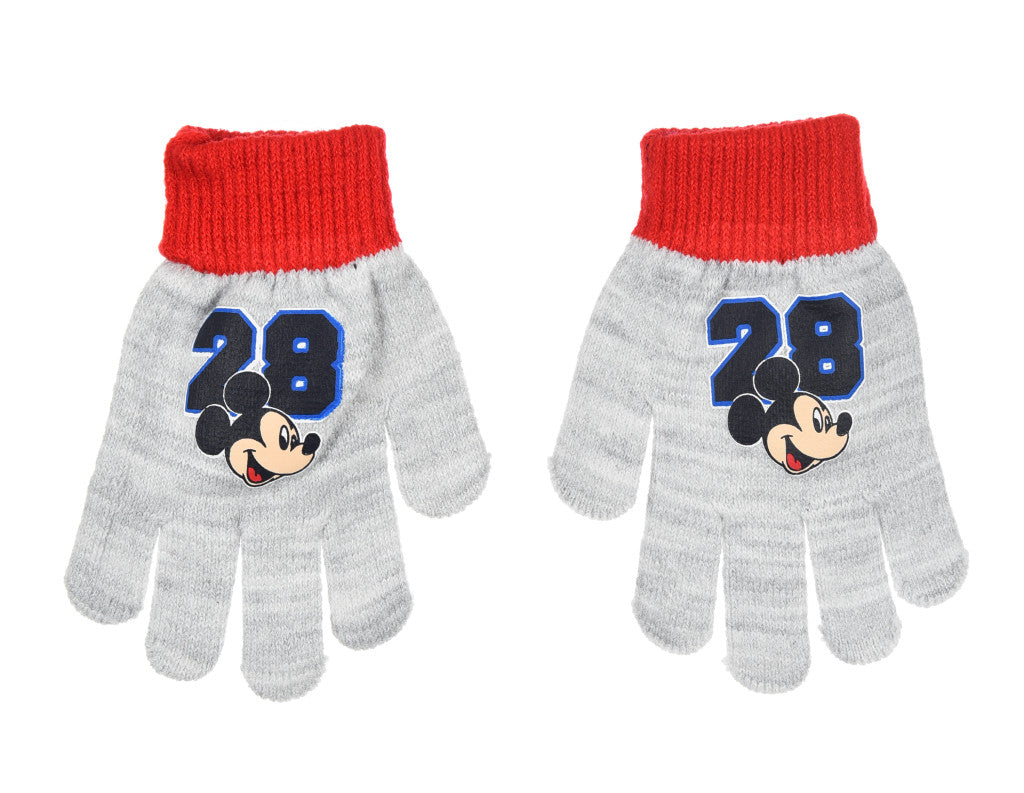 Disney Mickey pelēkie 28 bērnu cimdi