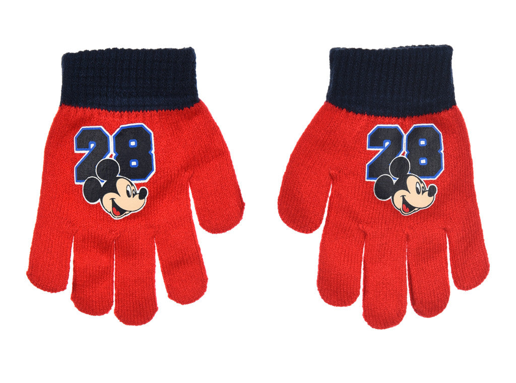 Disney Mikija sarkanie 28 bērnu cimdi