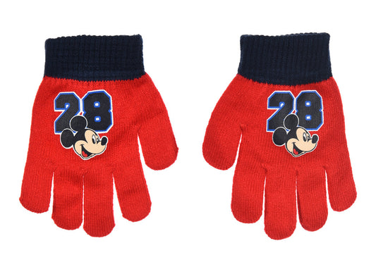 Disney Mikija sarkanie 28 bērnu cimdi