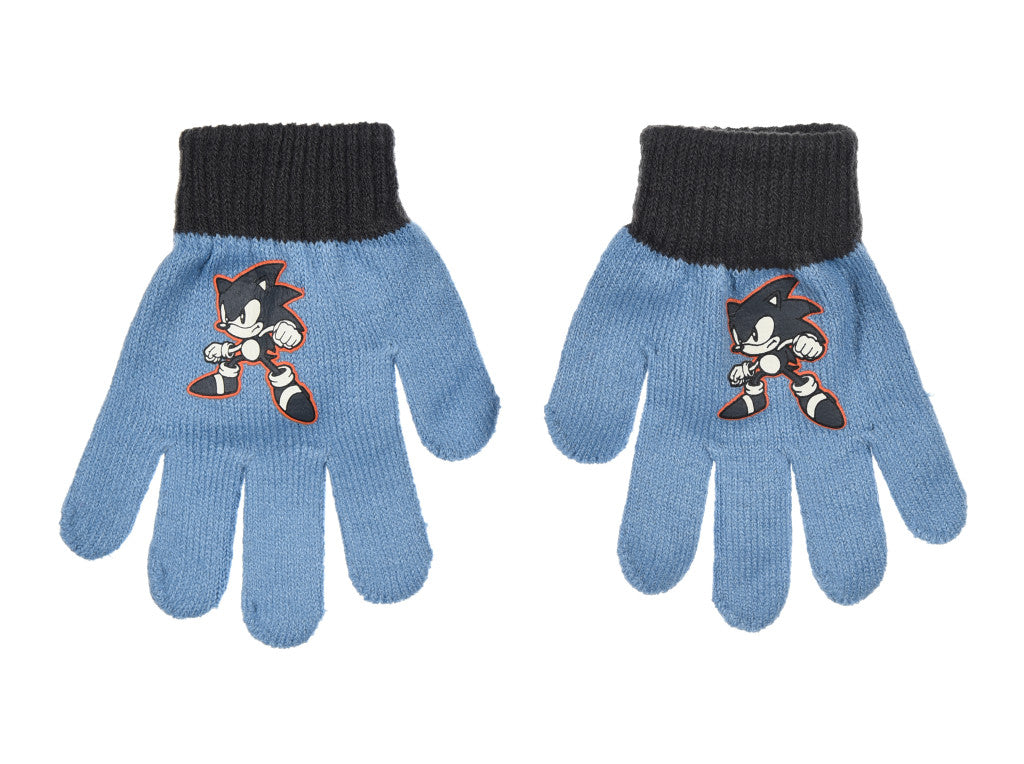 Sonic the Hedgehog Ready Blue bērnu cimdi