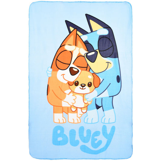 Bluey Snuggle Time flīsa sega 100x150cm