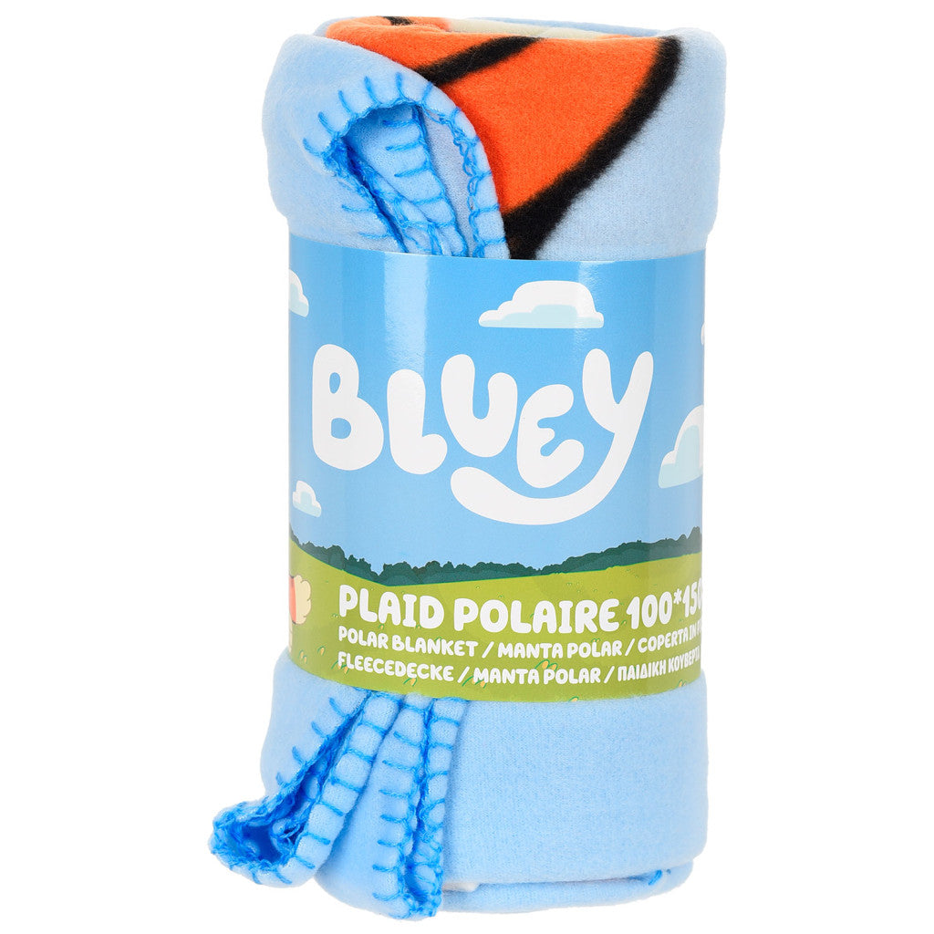 Bluey Snuggle Time flīsa sega 100x150cm
